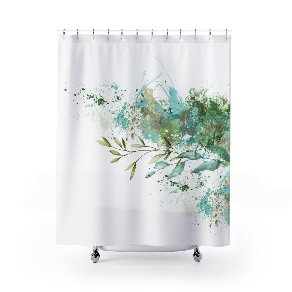 Abstract Art Shower Curtain - Liz Kapiloto Art & Design