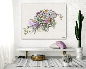 Floral Bird Painting - Liz Kapiloto Art & Design