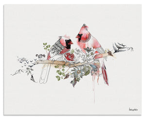 Cardinals Painting - Liz Kapiloto Art & Design
