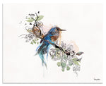 Bluebird Painting - Liz Kapiloto Art & Design