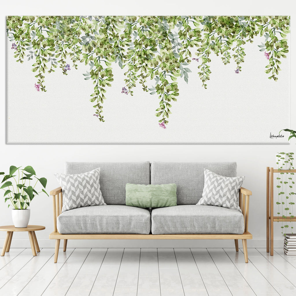 Green Leaves - Large Canvas - Liz Kapiloto Art & Design