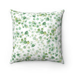 Leaf pattern decorative pillow - Liz Kapiloto Art & Design