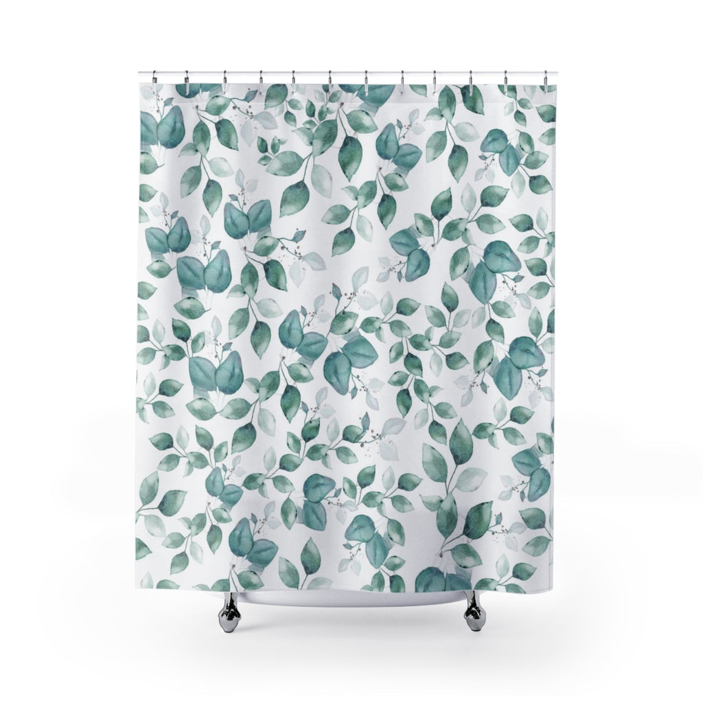 Light Blue Shower Curtain - Liz Kapiloto Art & Design