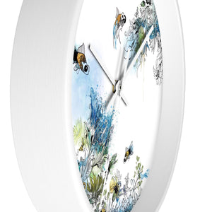 Gold Fish Wall Clock - Liz Kapiloto Art & Design