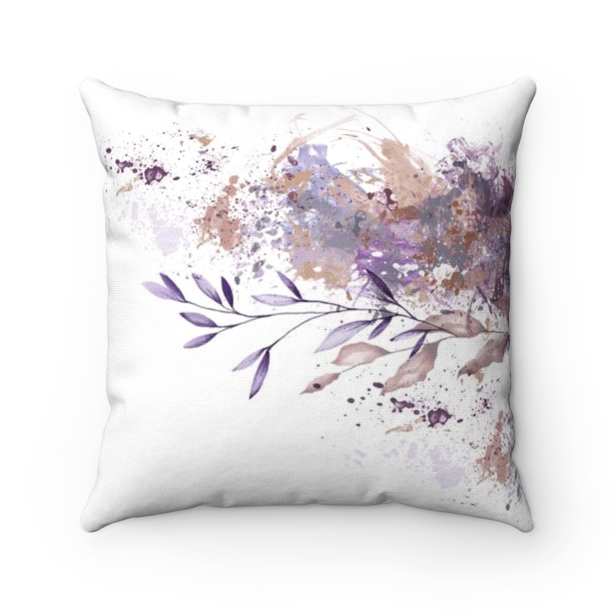Purple Art Throw Pillow - Liz Kapiloto Art & Design