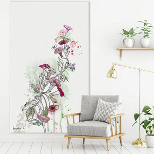 Flower - Large Canvas - Liz Kapiloto Art & Design