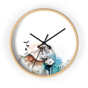 Cat Wall Clock - Liz Kapiloto Art & Design