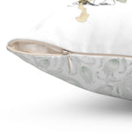 Side view of decorative pillow - Liz Kapiloto Art & Design