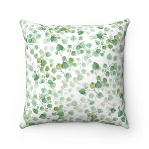 Leaf Pattern Throw Pillow - Liz Kapiloto Art & Design