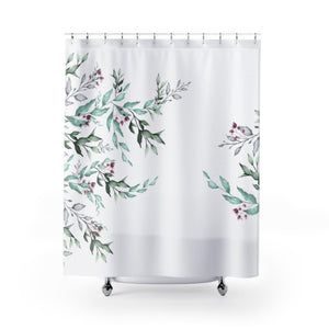 Leaves Floral Shower Curtain - Liz Kapiloto Art & Design