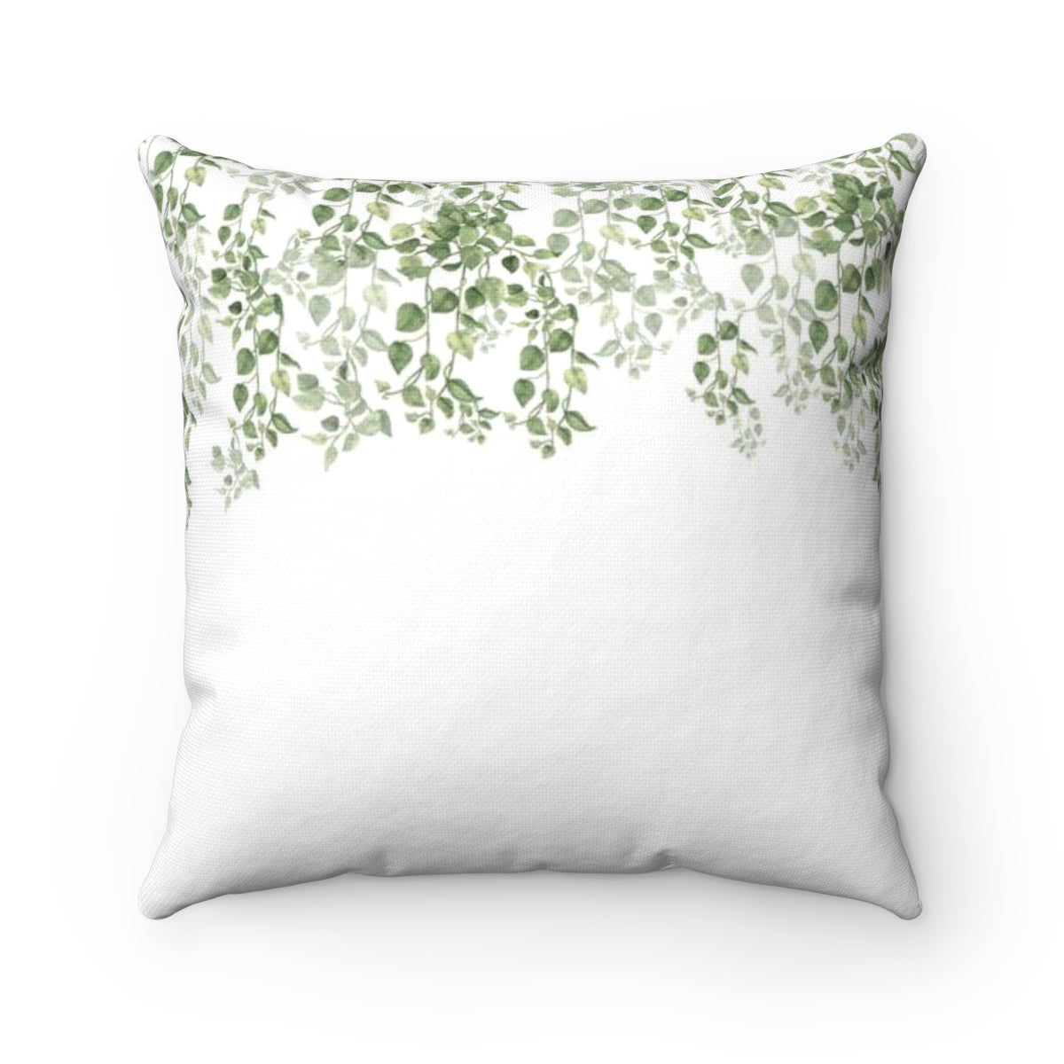 Minimalist Throw Pillows with leaves printed on it - Liz Kapiloto Art & Design