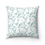 Light Blue Throw Pillow - Liz Kapiloto Art & Design