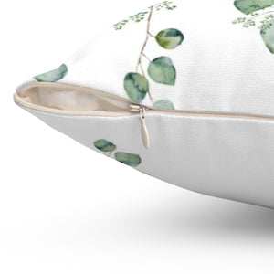 Large Leaves Throw Pillow - Liz Kapiloto Art & Design