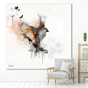 Flying Bird - Large Canvas - Liz Kapiloto Art & Design