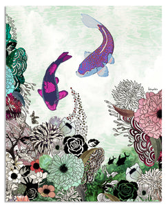 Koi Fish Painting - Liz Kapiloto Art & Design