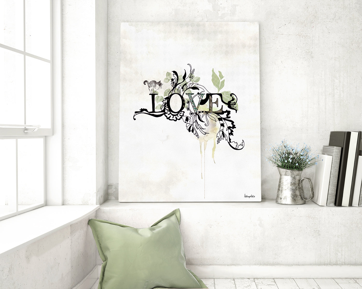 Love painting, love illustration