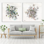 Boho Art Set of 2 Paintings above sofa - Liz Kapiloto Art & Design